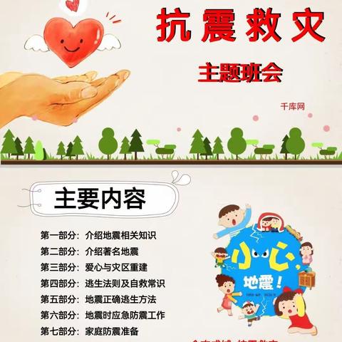 潘河中心校小学防震疏散演练