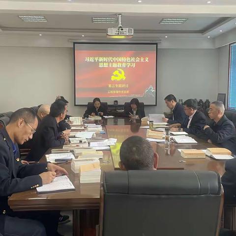 学习贯彻习近平新时代中国特色社会主义思想主题教育工程管理所党支部第三专题研讨