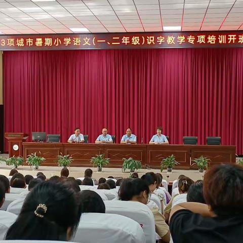 暑期培训蓄新力   奋楫扬帆再启航---2023项城市小学语文一二年级暑期培训纪实