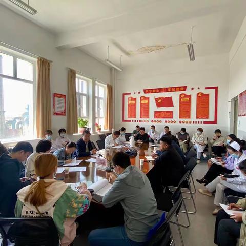 64团医院迎接总院医共体第一季度工作检查