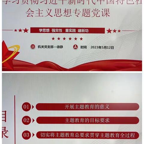 吉木乃县联社机关党支部开展“学习贯彻习近平新时代中国特色社会主义思想主题教育”专题党课活动