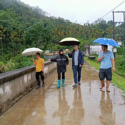 县政协主席张议文到南吕镇开展水库巡查防汛安全生产工作