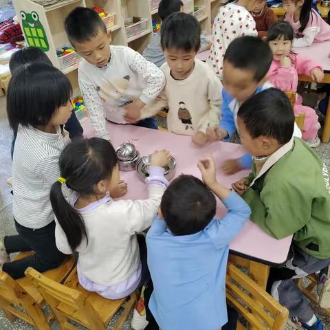 商州镇中心幼儿园大三班班本活动——品茶活动