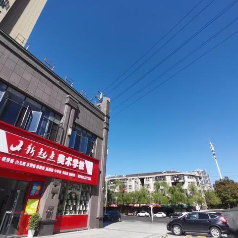 美在身边-----新起点美术沅江风光带仰止楼写生活动