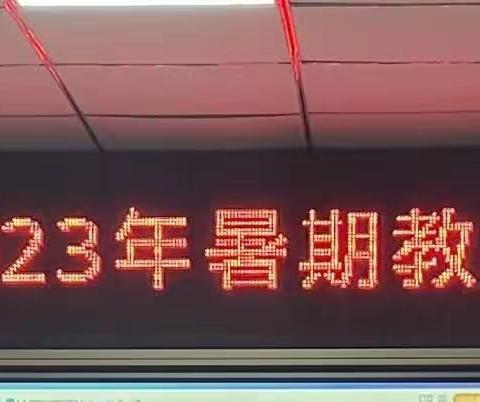 “初秋聚首共培训 行稳致远再提升” 朝阳中学2023年暑期培训