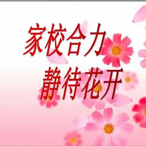 家校合力—静待花开      （一年级3班家长会）