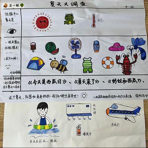 镜熙幼儿园中一班课程故事——“我们，夏了夏天”