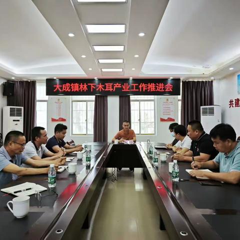 大成镇召开林下木耳产业工作推进会