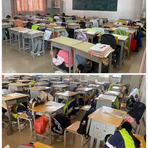 “防为主”防震减灾安全演练——武宣县黄茆镇学校（东校区）