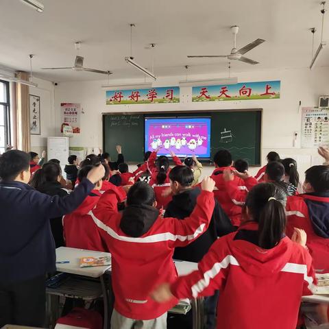 快乐英语                                        记裕安小学英语组公开课活动