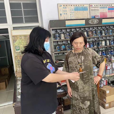 优化营商环境 深入企业商户 玉皇阁社区在行动