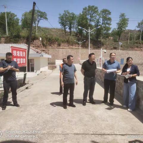 市水利局第一督导组对沁源县水旱灾害防御工作进行了督导检查