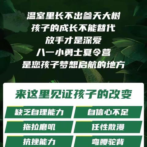 2023夏季军事训练营开营了，还在为孩子的暑假而烦恼吗？—南京大金山国28天成长集训营期待你的选择