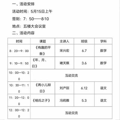 兰陵县第四小学教师梯级发展之外出学习汇报课