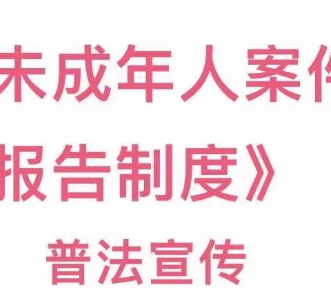 柳林乡中心幼儿园关于《建立侵害未成年人案件强制报告制度》的普法宣传