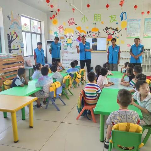 石门孙村新时代文明实践站开展“防溺水讲座走进幼儿园”专题活动