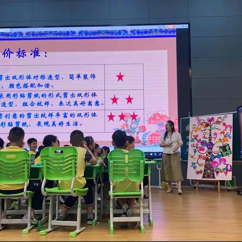 “同台磋教艺，美育促成长”垦利区小学美术学科优质课评选活动（二小赛场）