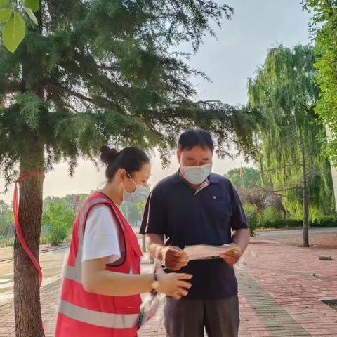 邱庄村“垃圾分类齐参与—槐荫环境更美丽”宣传活动