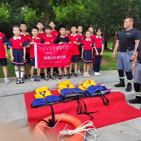 南海街小学三五班“珍爱生命，预防溺水”假日雏鹰小队活动