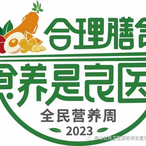 合理膳食，食养是良医——第9届全民营养周暨第34届中国学生营养日宣传