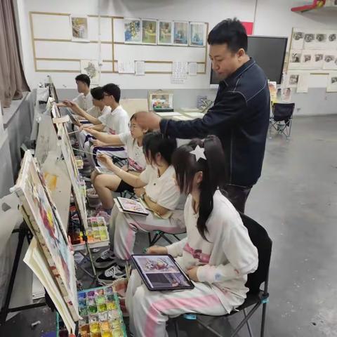 孙旭阳班专业课上