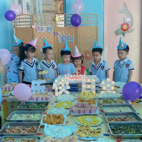 成长不期而遇，生日如约而至——新浦幼儿园5月份生日会