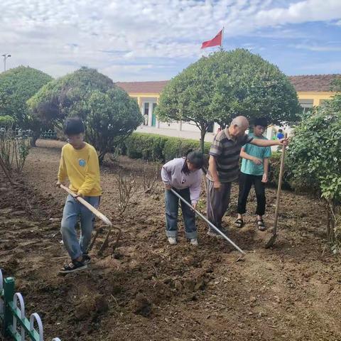 铁佛道口小学农夫小乐园播种金秋