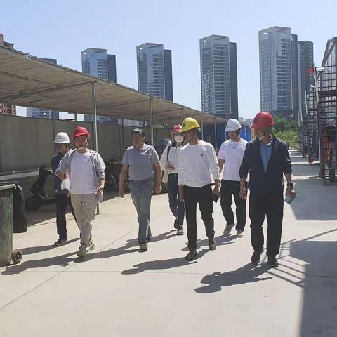 浐灞住建局联合区爱卫办对生态区建筑工地“国家卫生城市复审”工作进行专项督查