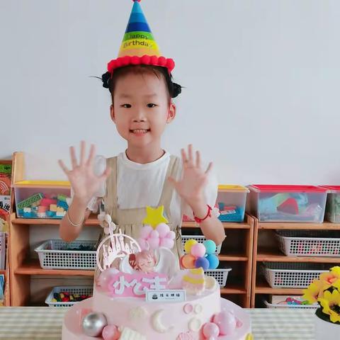 祝纪可心小美女生日快乐，健康成长