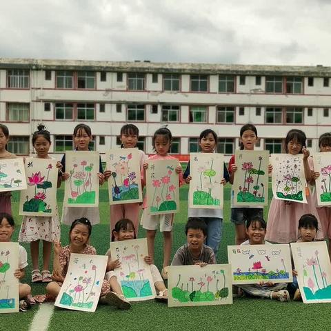 以美育人 向美而行——大塘埠镇中心小学绘画2班基地课圆满结束🌻