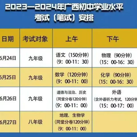 凝心聚力，为梦护航——永州初中2024年中考前告全体考生家长书