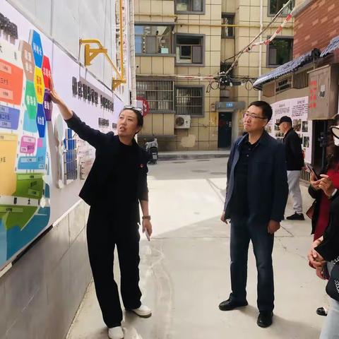 虎台街道办事处前往前营街社区参观学习网格化管理工作