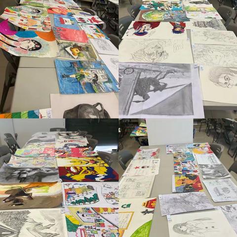 绘出精彩，画笔出神——洋浦高级技工学校举办第一届“绘画之星”比赛