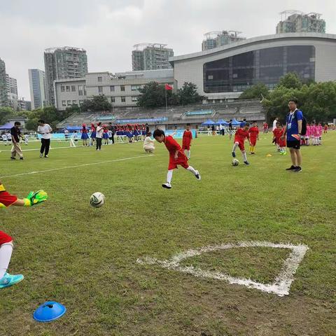 绿茵争锋“足”下精彩 ——记建德市新安江中心幼儿园参加2023年杭州市“亚运小脚丫”校园足球展示活动