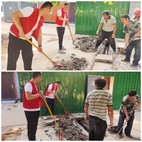 【泉心向党 幸福乐园】疏通管道美环境，社区服务暖人心