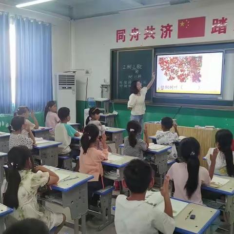 “金秋九月展风采，听课评课促成长”颍川实验学校小学部语文组汇报课听评课活动