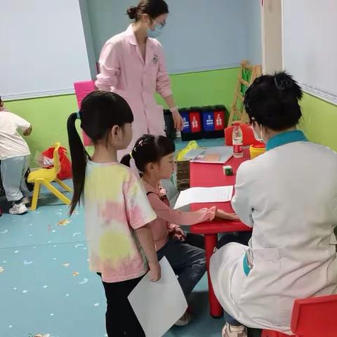 我是健康的小宝宝——天台幼儿园“六一”健康检查