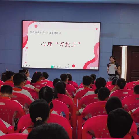 桃源县实验学校心理委员培训