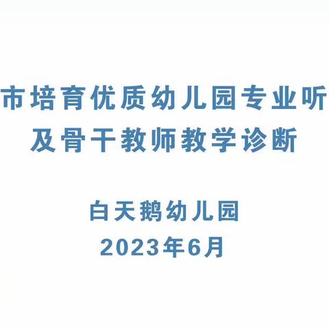 匠心执教亮风采，优质评比促成长---白天鹅幼儿园优质教学大练兵