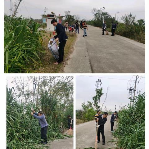 抱罗镇开展＂迎新春＂环境卫生大扫除活动