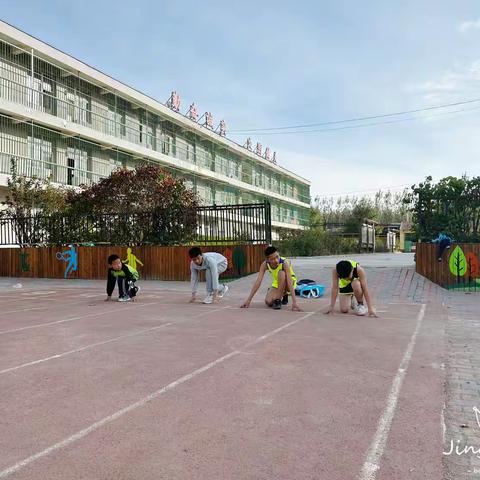 钱旺村小学参加中小学田径单项赛镇内选拔活动