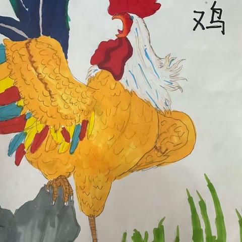 小城子镇第二中心小学校美术社团作品集锦