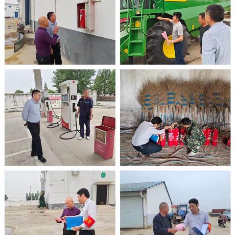 潘村湖农场公司开展午收夏种安全生产大检查