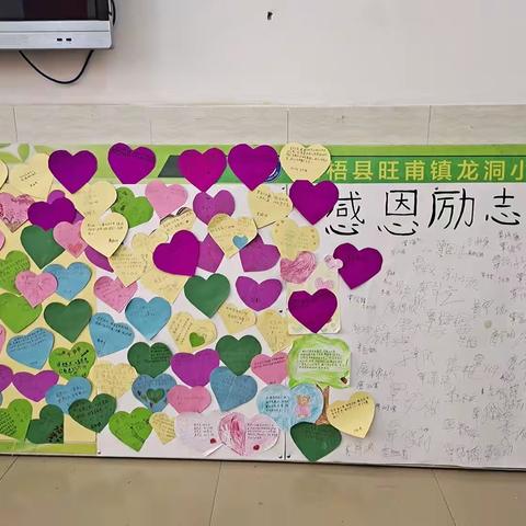 龙洞小学受资助学生“感恩励志”警句收集与展示