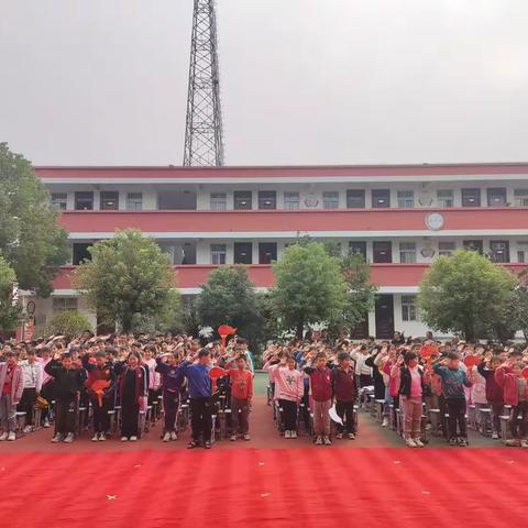 学习二十大，争做好少年——2023年邓官营小学新少先队员入队仪式