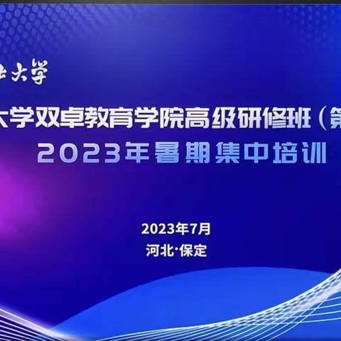 河北小学2023暑期集中培训活动总结（二）