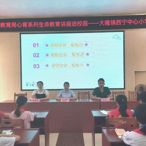 从“心”出发 向阳生长--岑溪市2023年心理健康教育活动进校园（岑溪市大隆镇西宁中心小学专场）