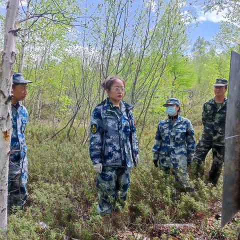 图强森防站到育英林场对病防工作进行检查指导