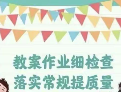 落实“双减”重实效    常规检查促提高---实验小学教案作业检查活动纪实