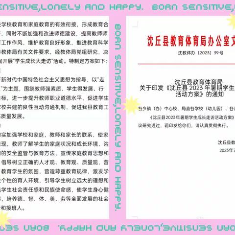 “烈日炎炎大走访，暖暖关怀进万家”——新安集镇下溜小学暑期大走访
